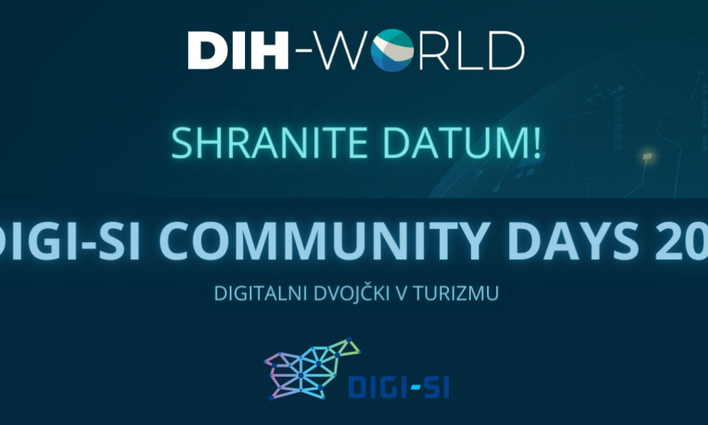 DIGI-SI Community Days 2023: Digitalni dvojčki v turizmu